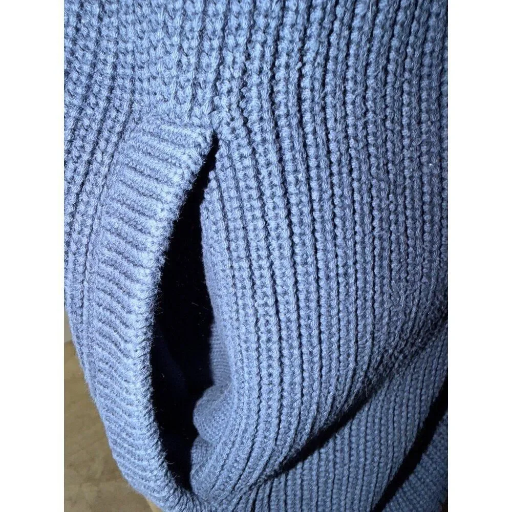 L.L. Bean Men’s Zip Front Heavy Knit Sweater Cardigan Size M